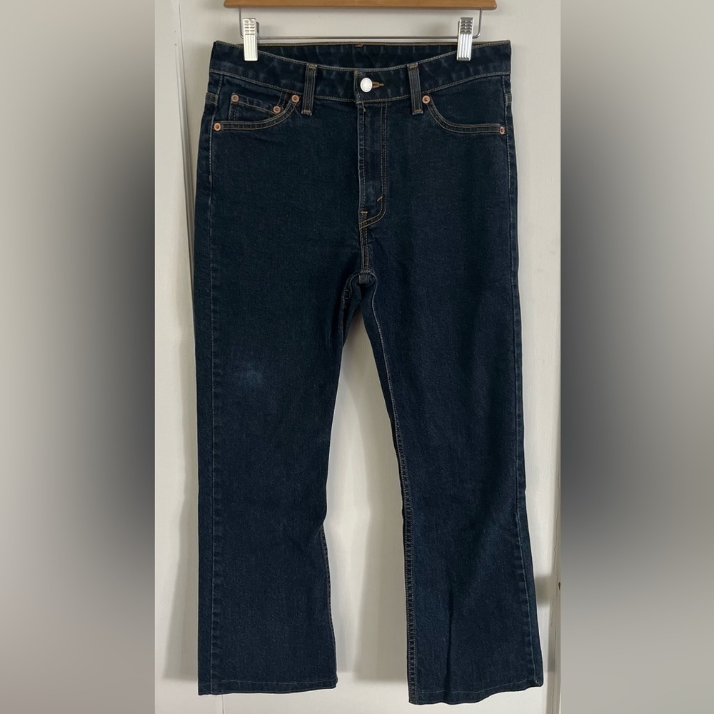 VINTAGE Levi’s Made in Canada Denim Blue Jeans Womens Size 10 Hemmed Red Tab HTF